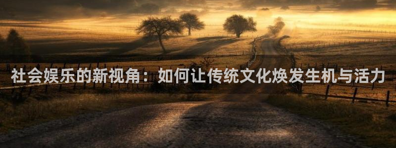 壹号大舞台网站：社会娱乐的新视角：如何让传统文化焕发生机与活力